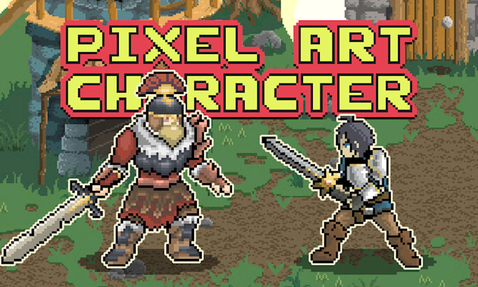design pixel art characters animation for your game