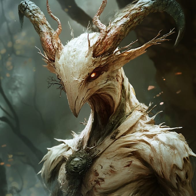 create a high quality character or creature design