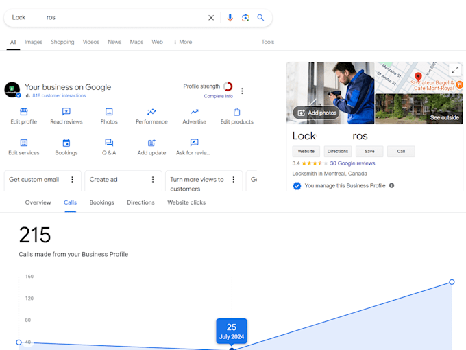 set up and optimize your google my business for locksmiths