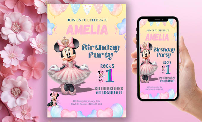 design a birthday invitation for kids canva