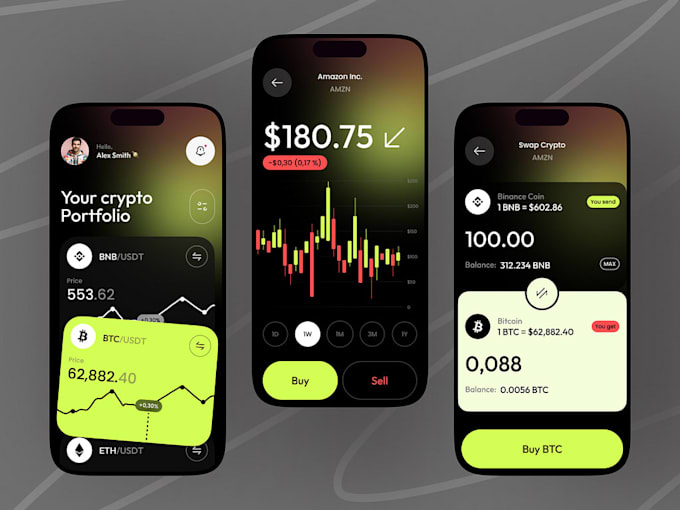 develop, crypto wallet app, payment app, blockchain app, decentralize wallet app