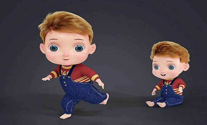 sculpt any 3d toy figure model for 3d printing and animal character