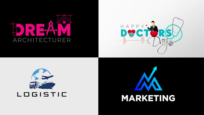 design minimalist brand company and business logo design