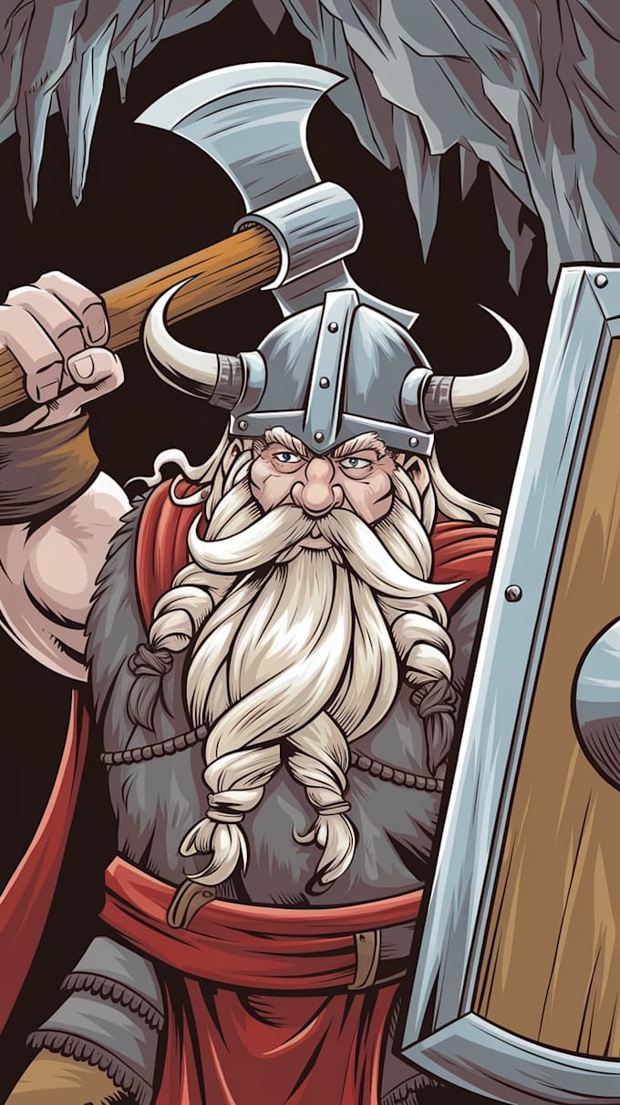create a dnd character art and dnd character design