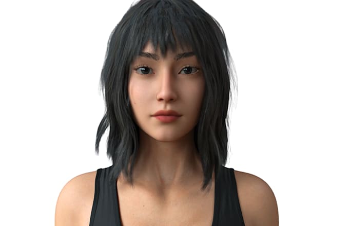 3d realistic daz character model for daz studio genesis 8 or genesis 9 in zbrush