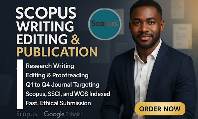 provide scopus writing, editing and submission to scopus q1 to q4 index journal