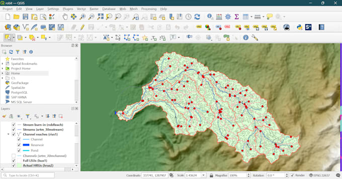 do mapping, spatial analysis, digitization with qgis, arcgis