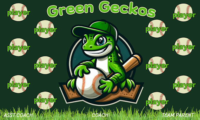 create a custom sports team banner