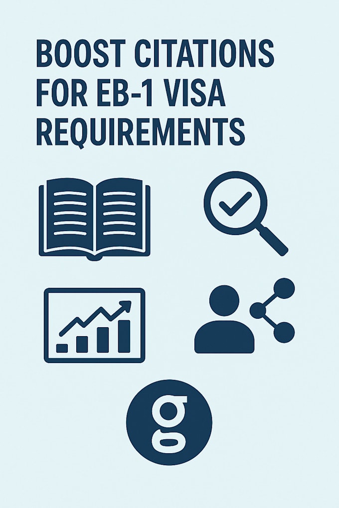 increase google scholar citations fulfill eb1 eb1a niw immigration visa card