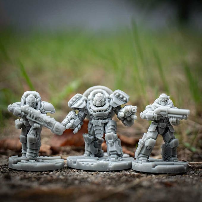 print your miniature with resin