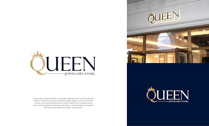 design luxury initial letters monogram logo