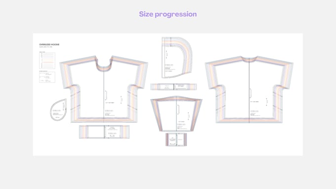 create professional sewing patterns for your designs or sketches