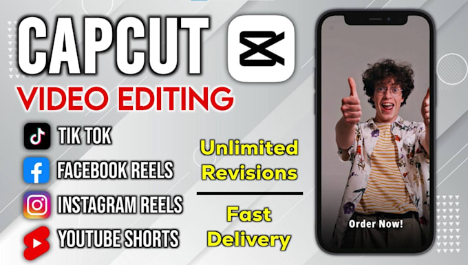 do professional capcut video editing for tiktok, reels