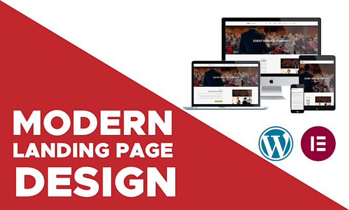 design a creative wordpress website design using elementor