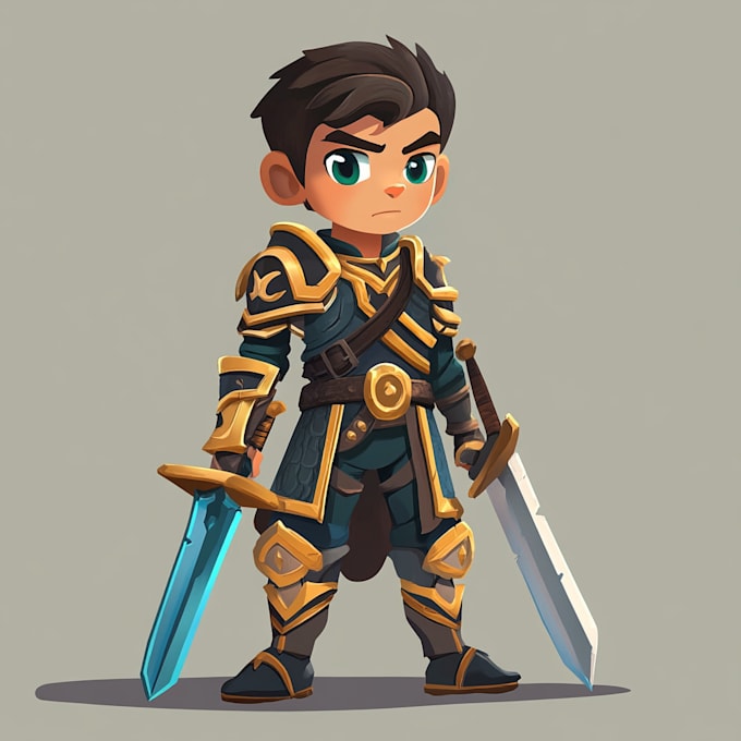 make 2d game assets, pixel character sprite sheet