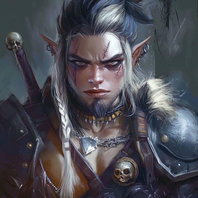 fantasy character design or similar concept art