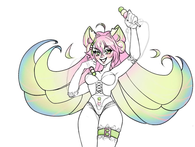 draw your oc, fav character, profile picture, keychain and stickers