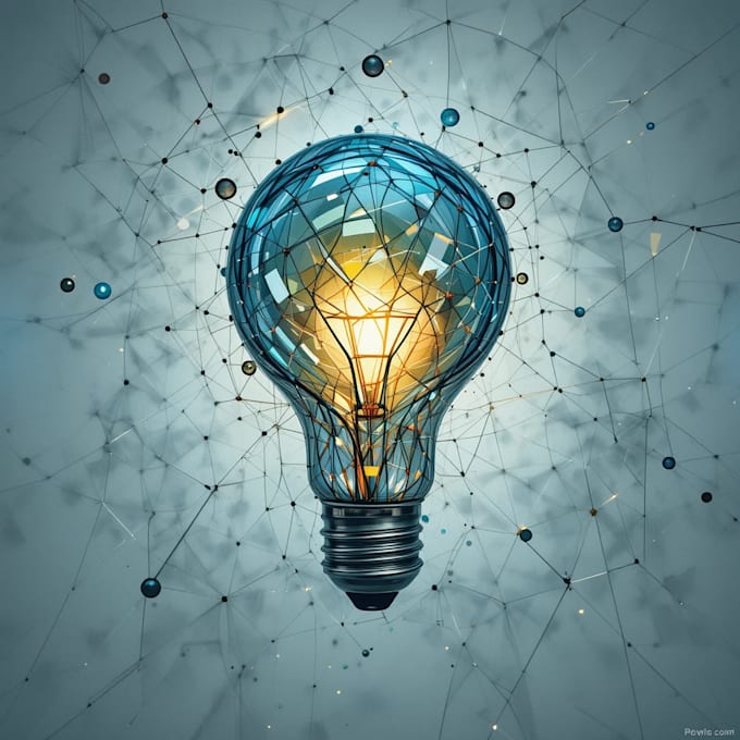 draw a digital abstract art illustration