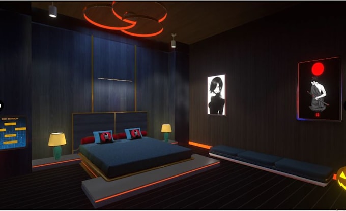 design 3d environment for your unreal or unity vrchat world