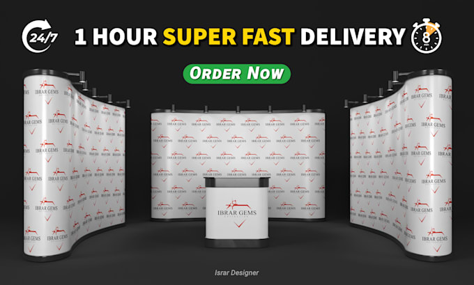 Design professional event backdrops, step and repeat banners and expo ...