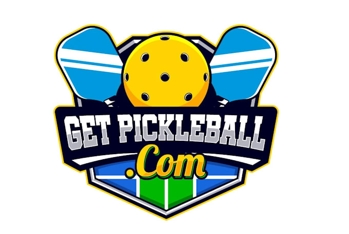 create high quality and beautiful pickleball logo  design