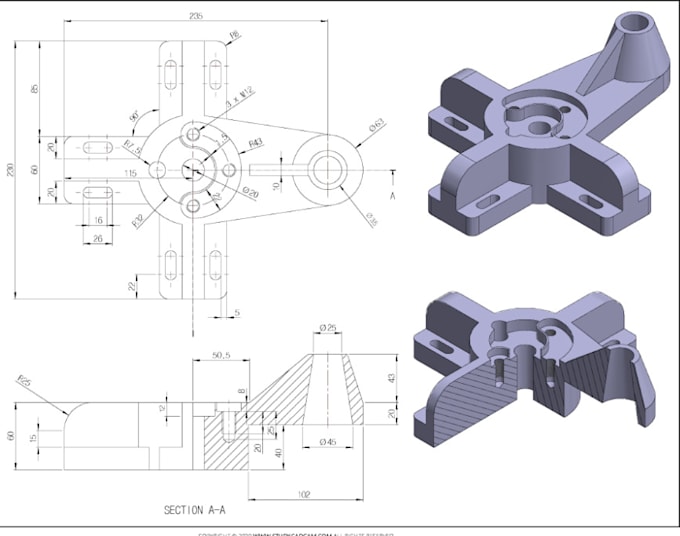 design mechanical 2d,3d drawings
