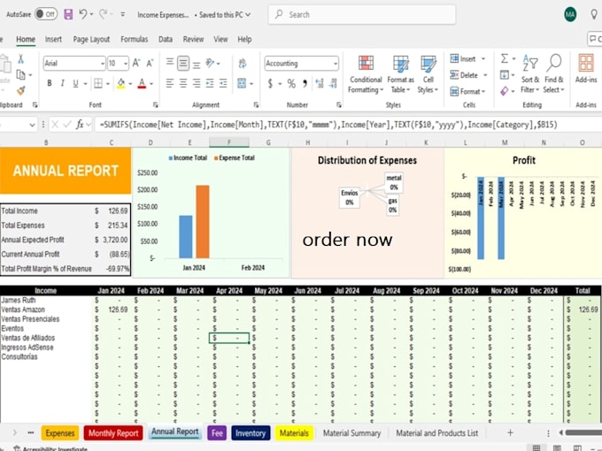 develop excel formulas, macros or vba automation