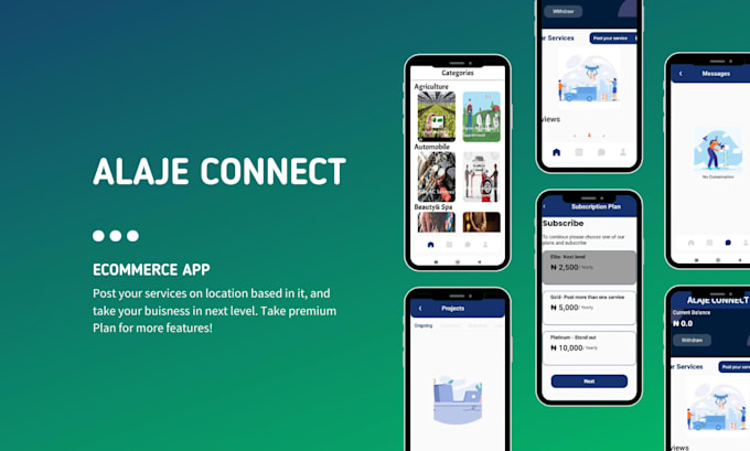 do flutter mobile app development, android app and ios app