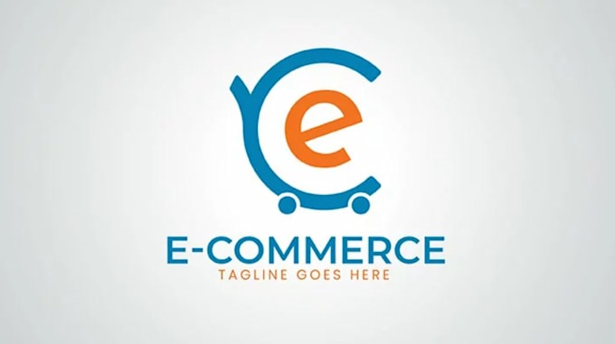 create ecommerce logo and shopify brand identity