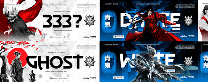 custom anime or video game banners and headers