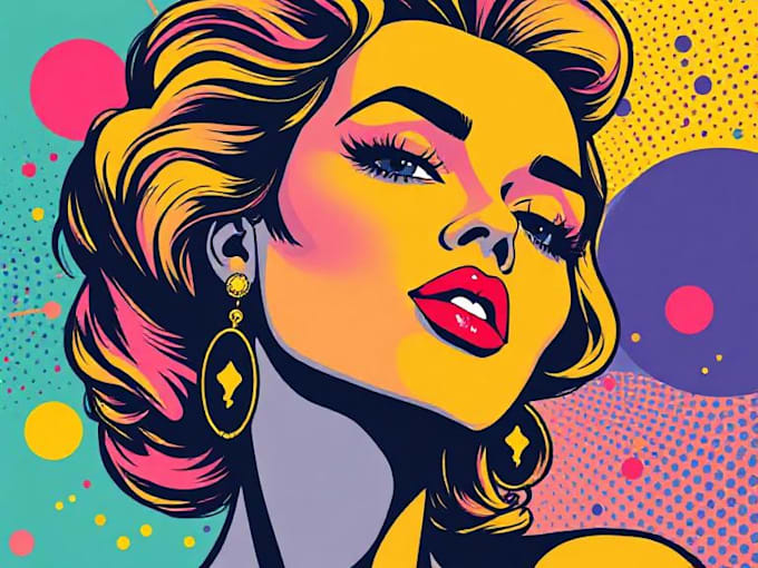 draw a pop art portrait