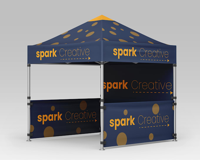 design canopy tent and  flag, table cover