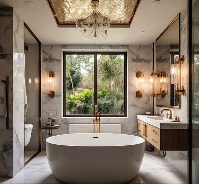 create and render your 3d bathroom design