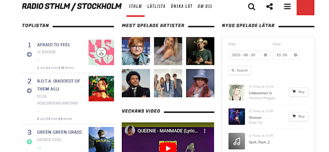 airplay your song on swedish radio stockholm