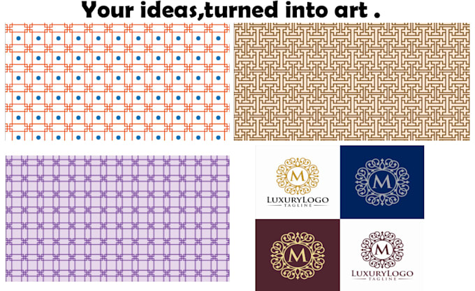 Design seamless logo patterns and monograms for your brand by ...