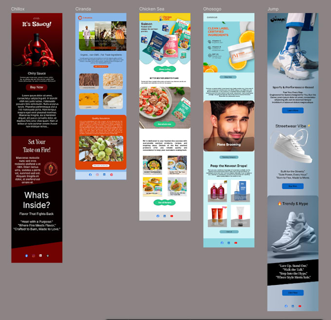 design a professional email newsletter for your business