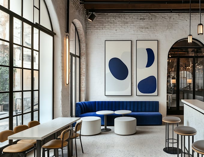 generate realistic ai interior design renderings concept midjourney