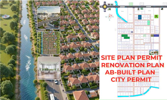 draft site plan permit city permit topography map