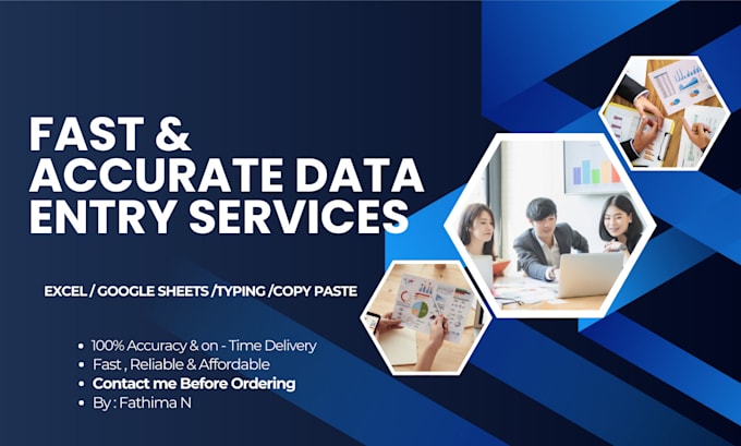 Do accurate data entry and copy paste by Typewithnsk | Fiverr