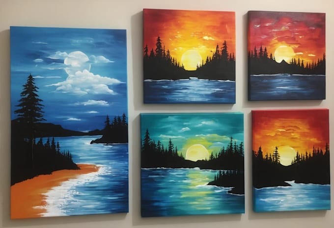 paint acrylic custom paintings for you