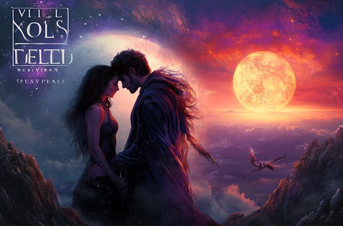 design professional romance and novel book covers