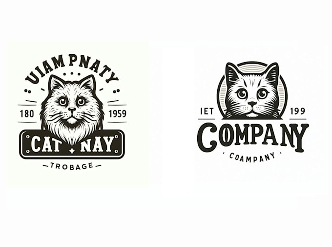 make a high quality cat logo