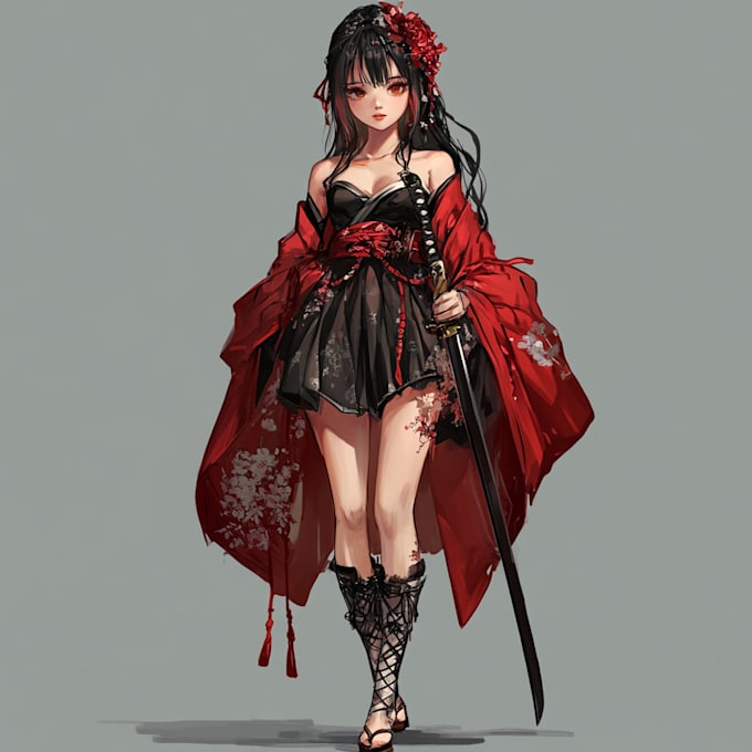draw premium cute anime, manga, chibi or custom character