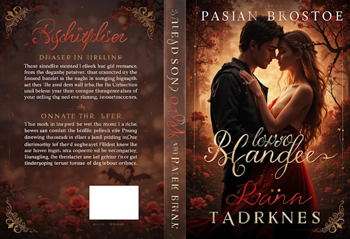 design professional romance and novel book covers