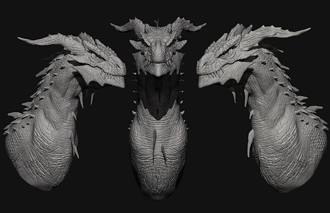 create realistic and stylized creature modelling, scuplting and texturing