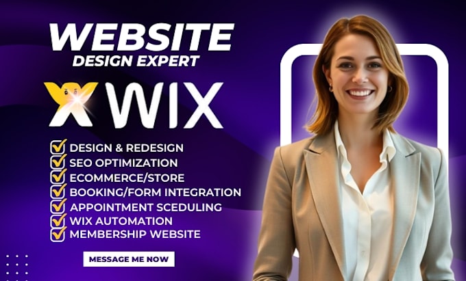 create wix website build wix website develop wix website redesign wix revamp