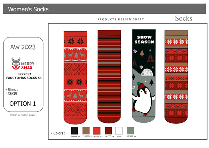 create unique socks design for your brand