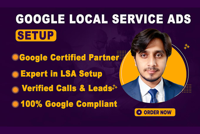 set up your local service ads or google guaranteed