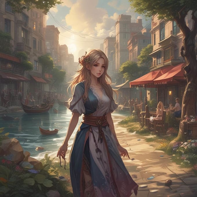 draw anime or manga art illustration