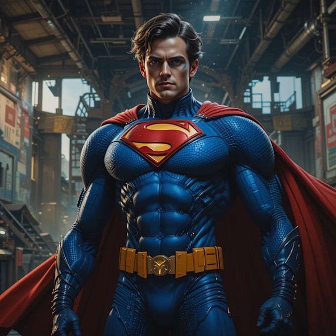 create scifi, fantasy, superhero character design